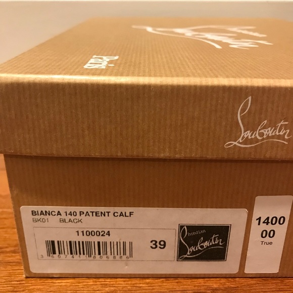 Christian Louboutin:  Black patent pumps - Picture 2 of 7